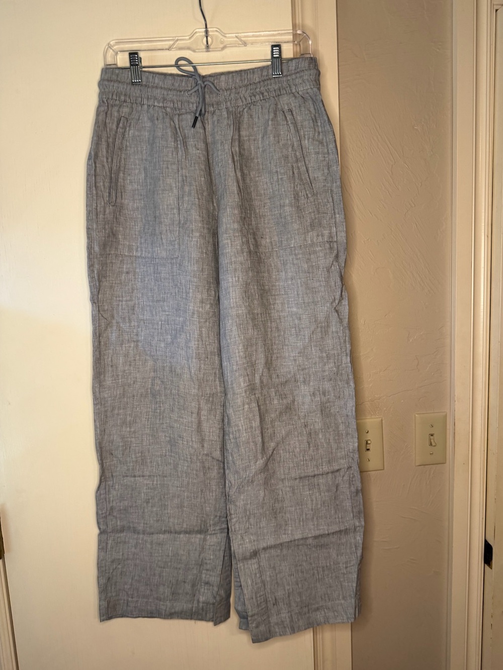 Grey Linen Pants
